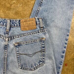 Vintage Jordache Women's Tapered Jeans Blue Denim Size 7/8‎ 80s/90s